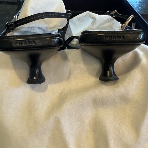 Prada Sandal authentic Cinghiale Nero size 38 - Picture 7 of 10